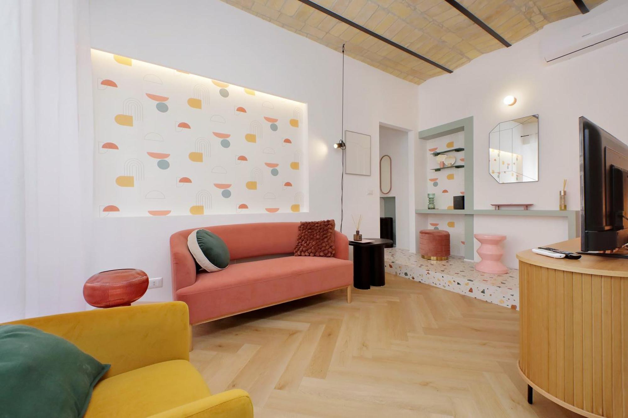 Ych-Colorful And Classy Apartment Near Fori Imperiali ローマ エクステリア 写真